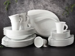 Creatable Geschirrset|Acacia - Kombiservice 30-tlg - Weiss