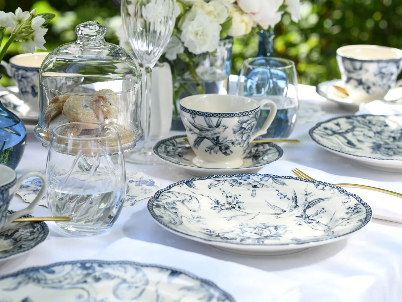 Creatable Geschirrset|Adelaide - Kaffeeservice 12-tlg - Blau