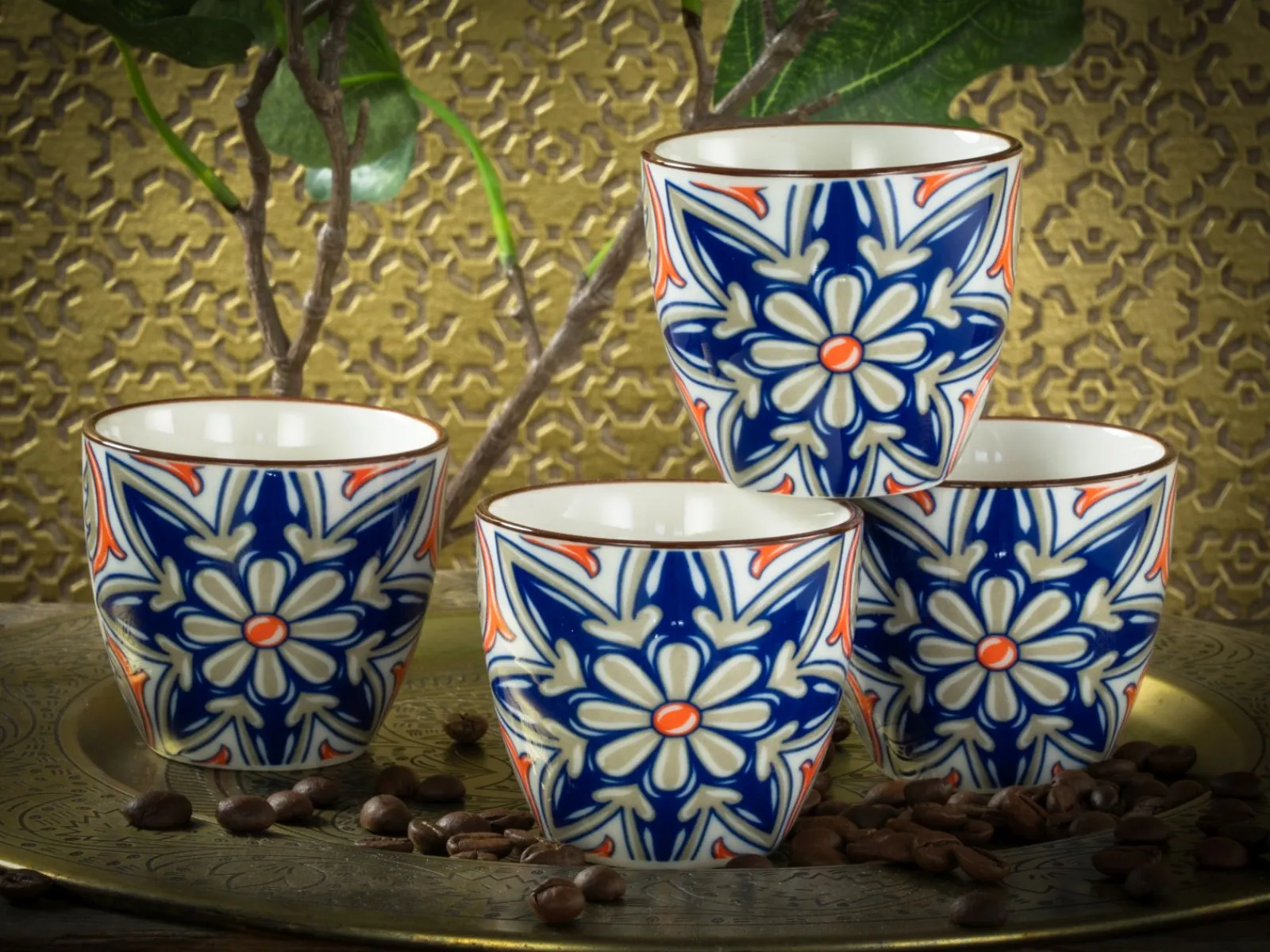 Creatable Becher & Tassen|Aladin - Espressobecher 4-tlg - Blau