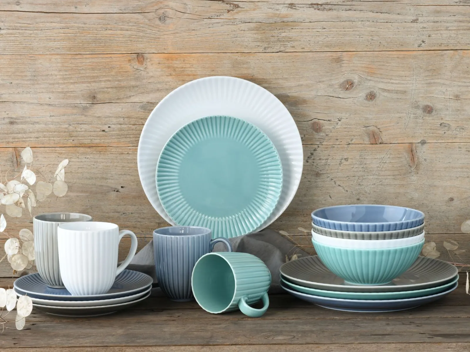Creatable Geschirrset|Allegra - Kombiservice 16-tlg - Colors