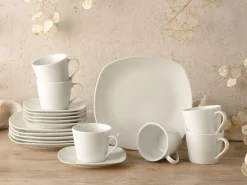 Creatable Geschirrset|Amelie - Kaffeeservice 18-tlg - Weiss