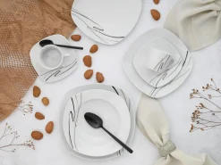 Creatable Geschirrset|Amelie - Kombiservice 30-tlg - Weiss