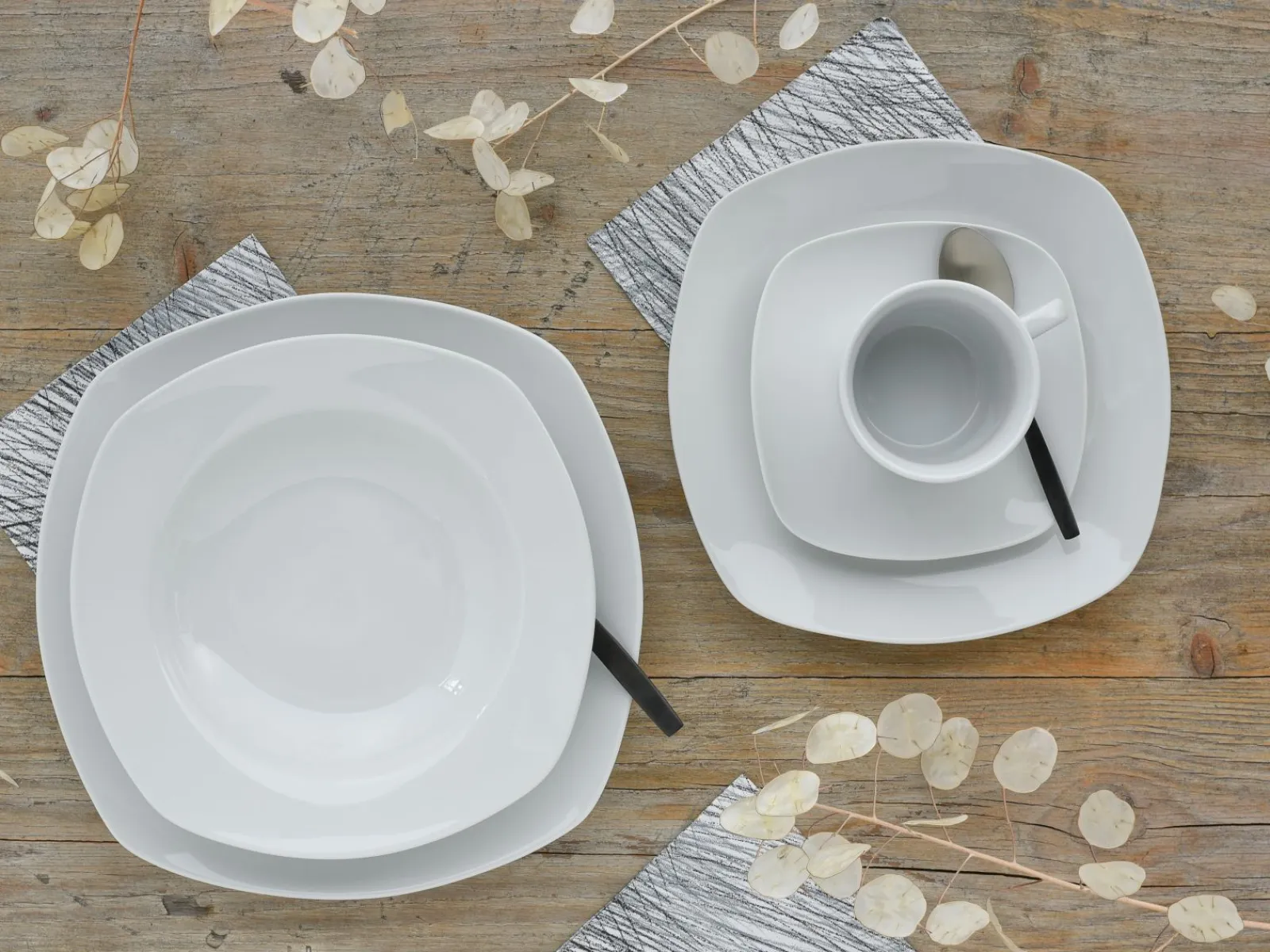 Creatable Geschirrset|Amelie - Kombiservice 30-tlg - Weiss