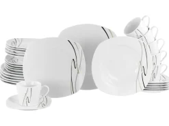 Creatable Geschirrset|Amelie - Kombiservice 30-tlg - Weiss