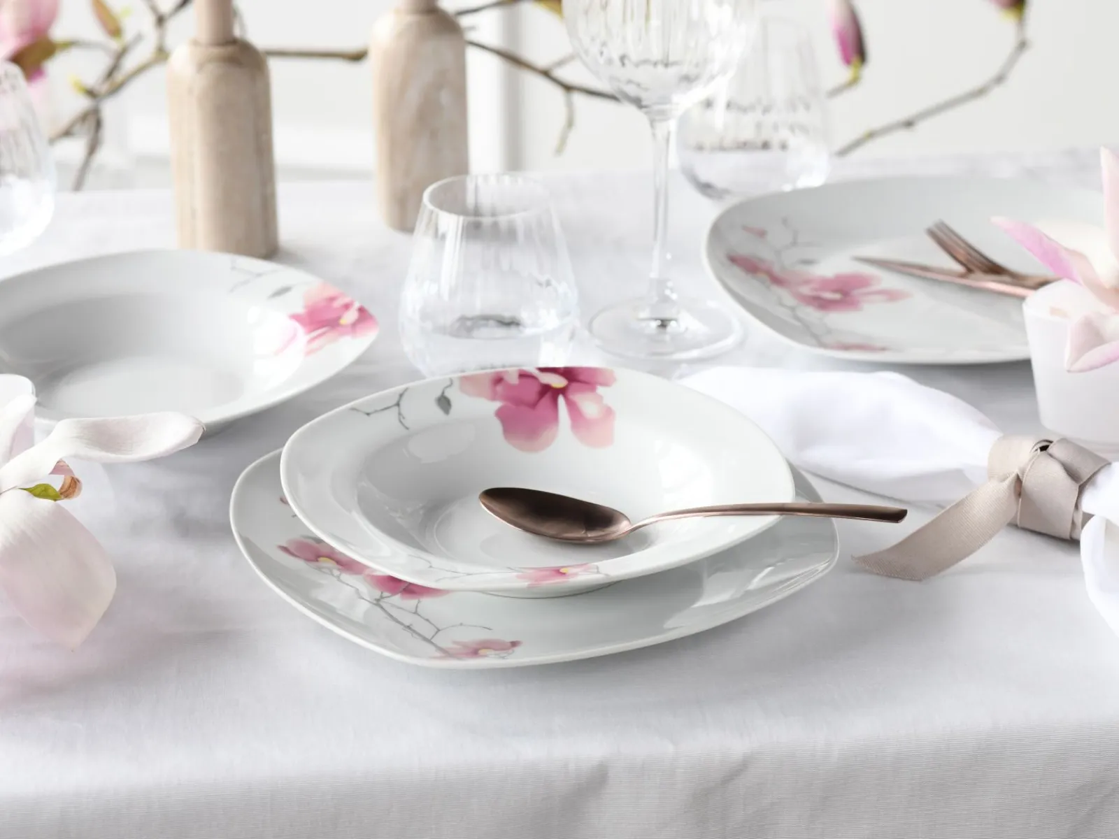 Creatable Geschirrset|Amelie - Tafelservice 12-tlg - Weiss