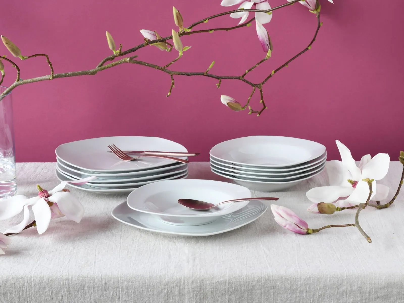 Creatable Geschirrset|Teller|Amelie - Tellerset 18-tlg - Weiss