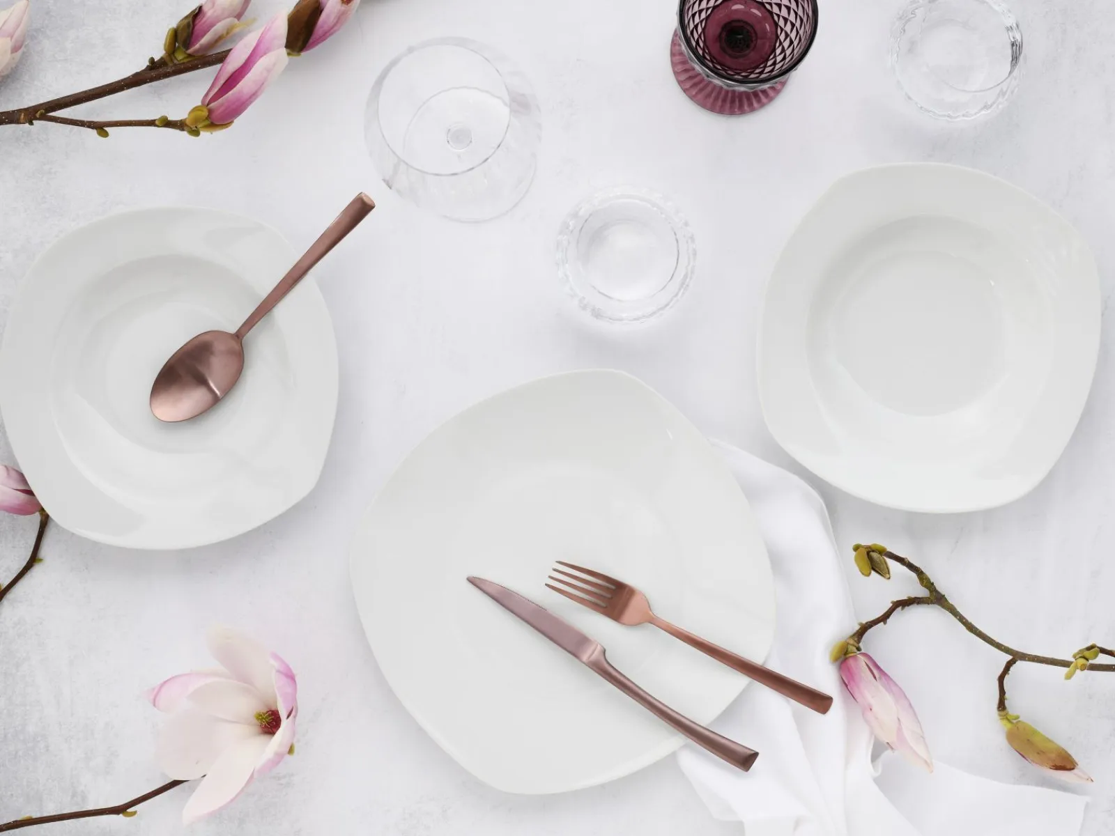Creatable Geschirrset|Teller|Amelie - Tellerset 18-tlg - Weiss