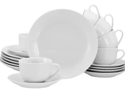 Creatable Geschirrset|Angi - Kaffeeservice 18-tlg - Weiss