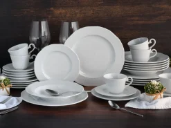 Creatable Geschirrset|Arianne - Kombiservice 30-tlg - Weiss