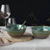 Creatable Bowls & Schüsseln|Geschirrset|Basalt Bio - Poke Bowl 2-tlg - Salbei