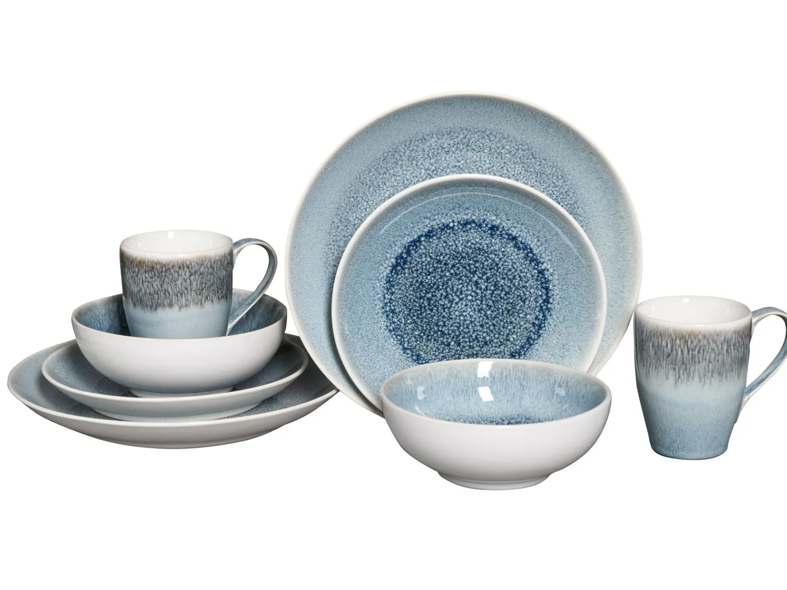 Creatable Geschirrset|Caldera - Kombiservice 8-tlg - Blau