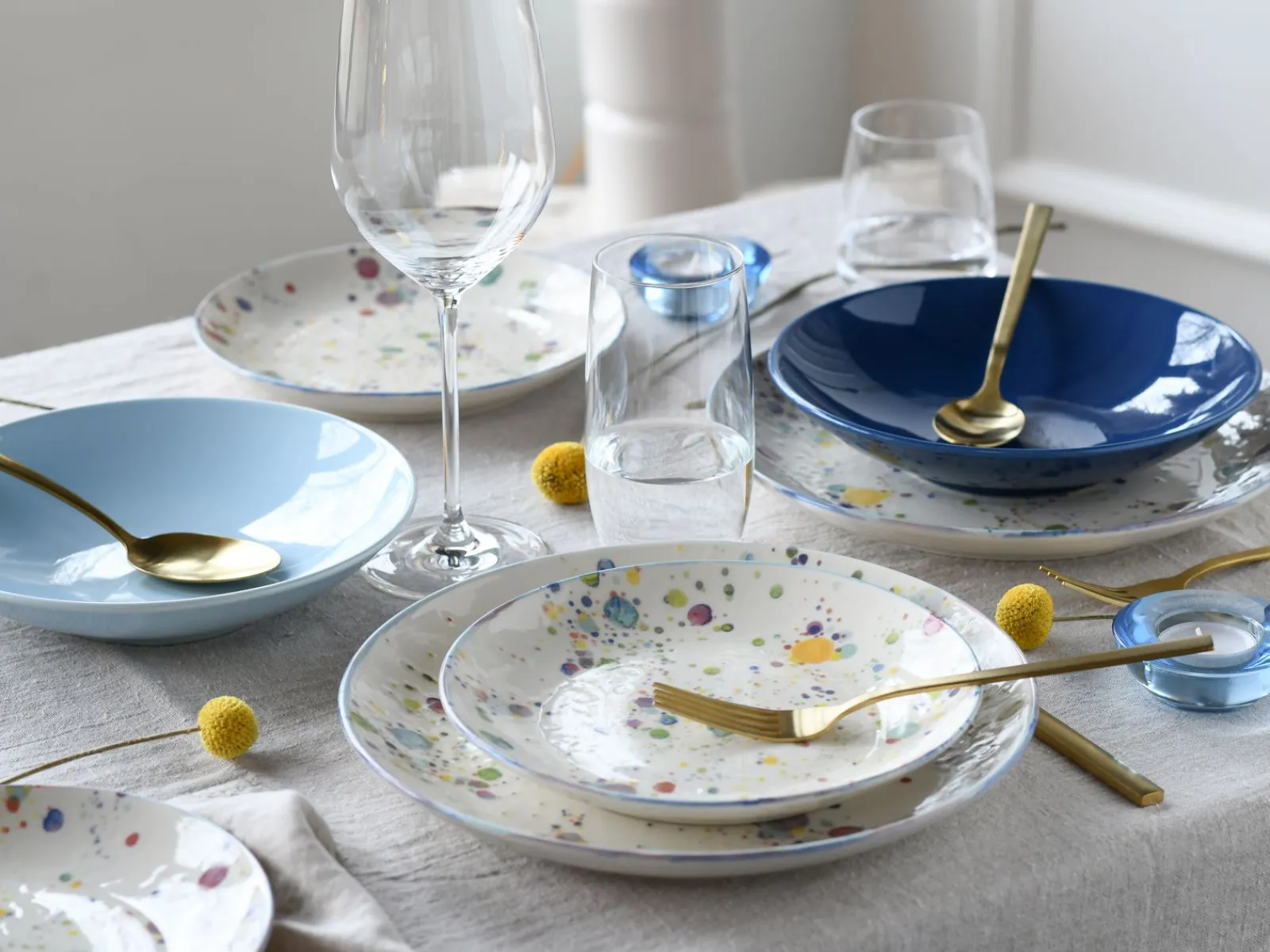 Creatable Geschirrset|Teller|Candy Drops - Tellerset 12-tlg - Mix