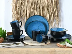 Creatable Geschirrset|Capri - Kombiservice 16-tlg - Blau