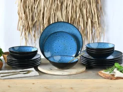 Creatable Geschirrset|Teller|Capri - Tellerset 18-tlg - Blau