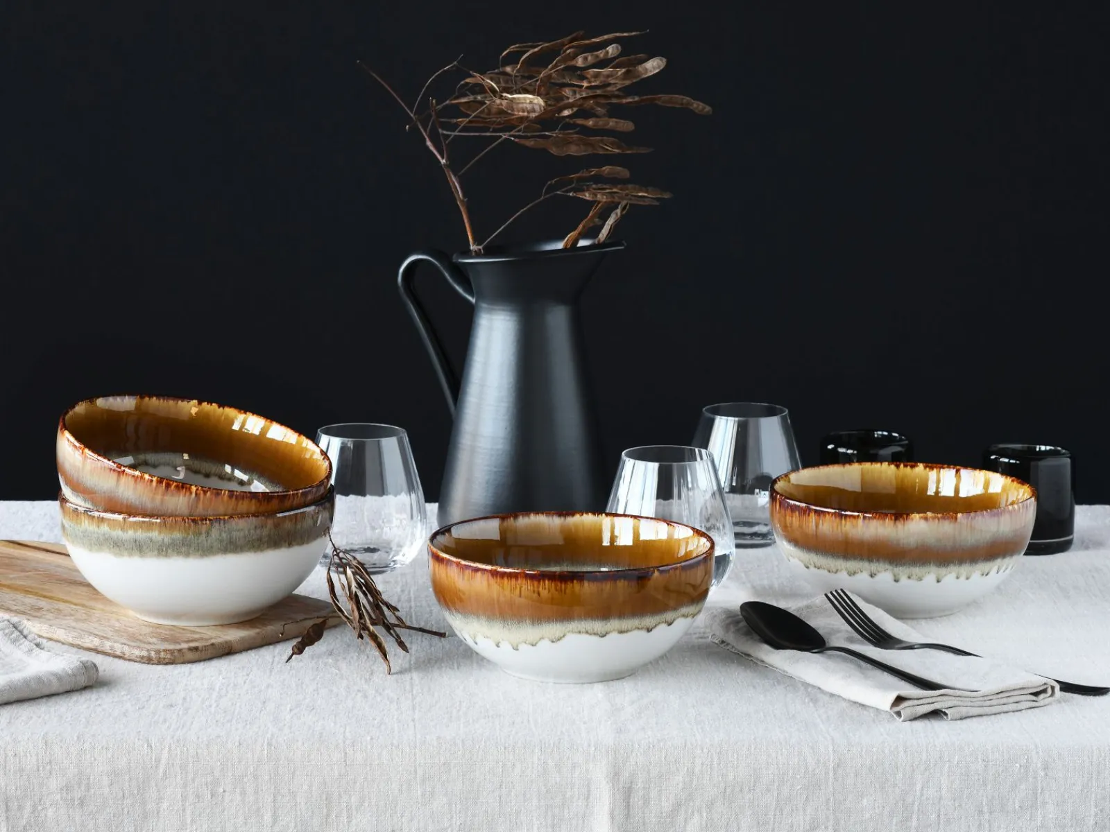 Creatable Bowls & Schüsseln|Geschirrset|Cascade - Buddha Bowl 4-tlg - bunt