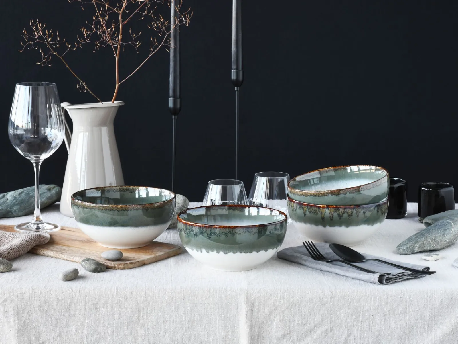 Creatable Bowls & Schüsseln|Geschirrset|Cascade - Buddha Bowl 4-tlg - bunt