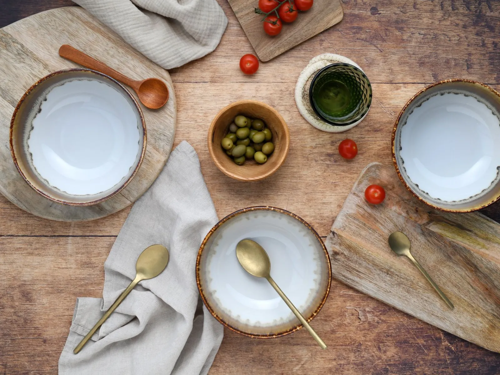 Creatable Bowls & Schüsseln|Geschirrset|Cascade - Buddha Bowl 4-tlg - bunt