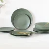 Creatable Geschirrset|Teller|Catania - Tellerset 12-tlg - Anthrazit