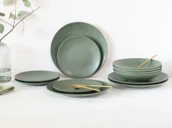Creatable Geschirrset|Teller|Catania - Tellerset 12-tlg - Anthrazit
