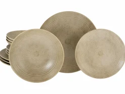 Creatable Geschirrset|Teller|Catania - Tellerset 12-tlg - Anthrazit