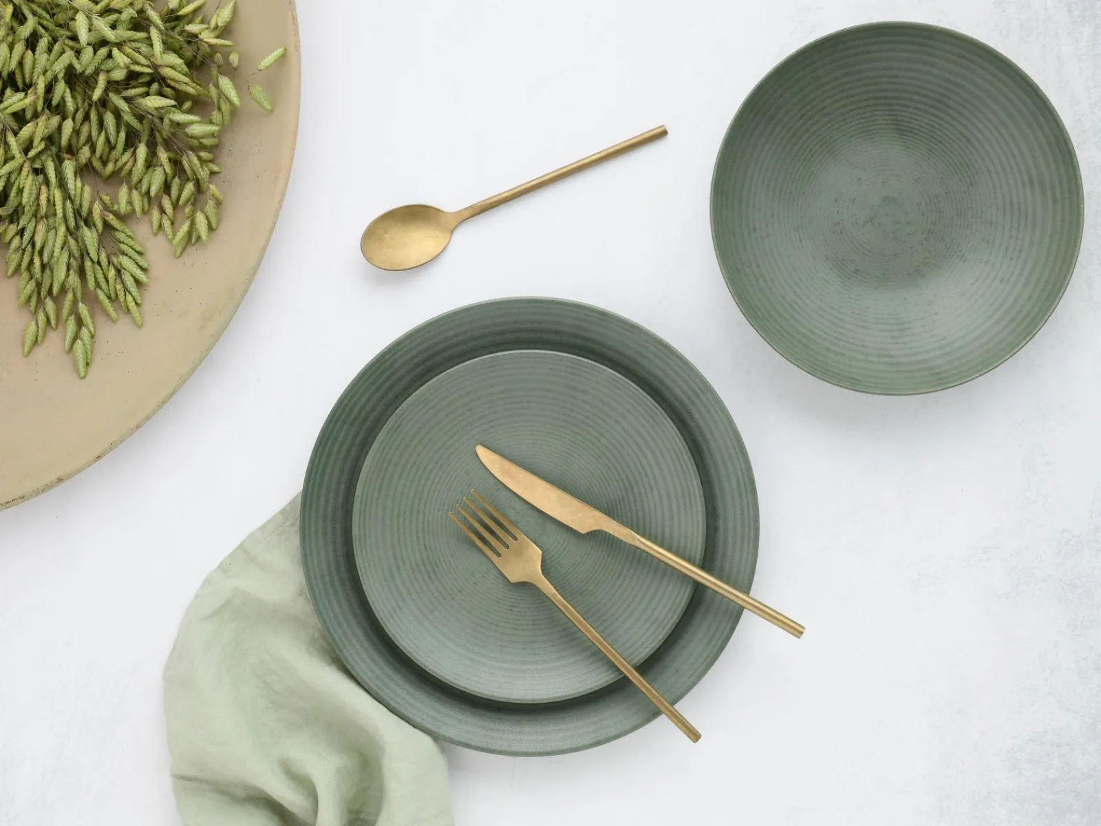 Creatable Geschirrset|Teller|Catania - Tellerset 12-tlg - Anthrazit