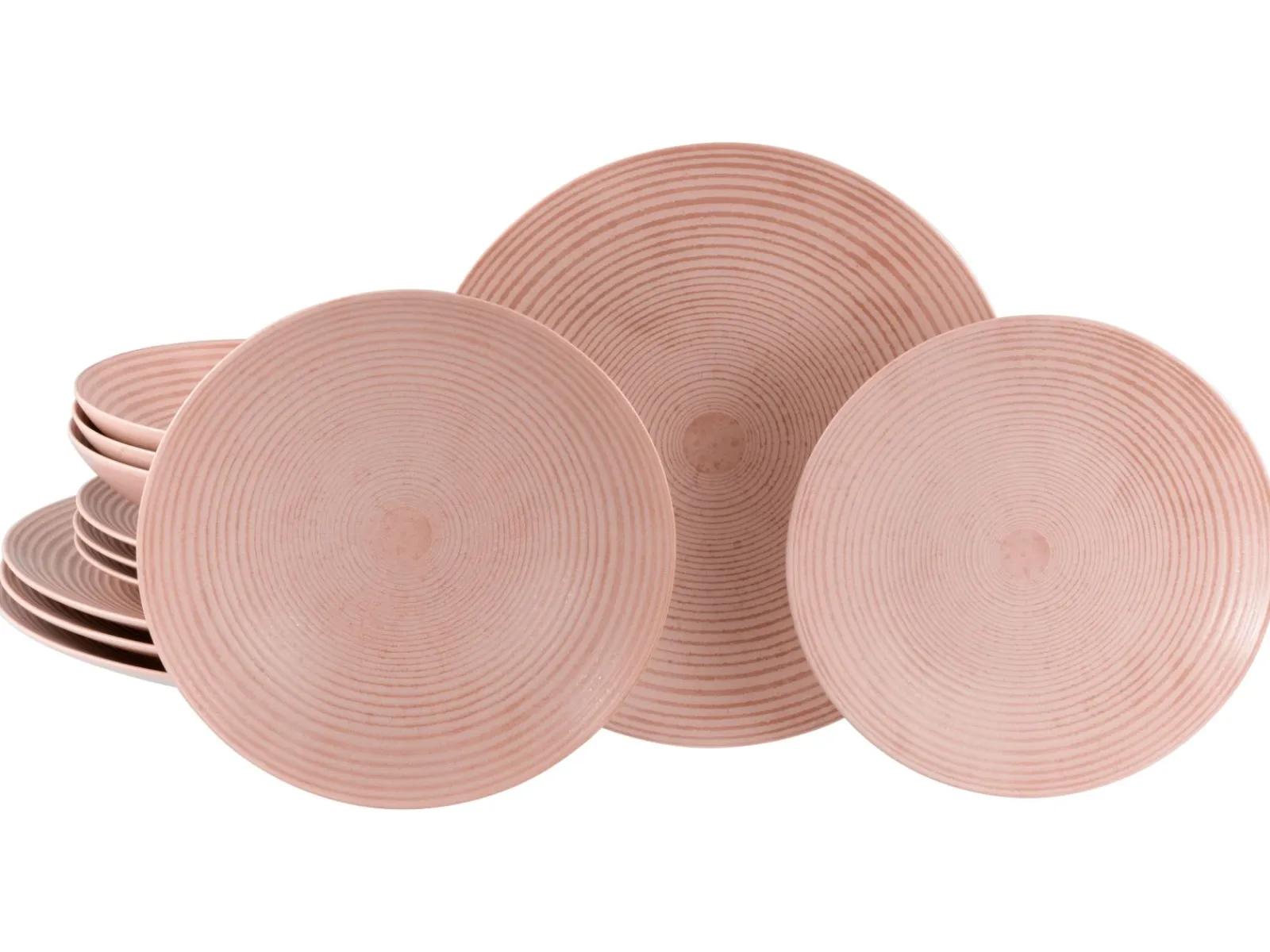 Creatable Geschirrset|Teller|Catania - Tellerset 12-tlg - Anthrazit