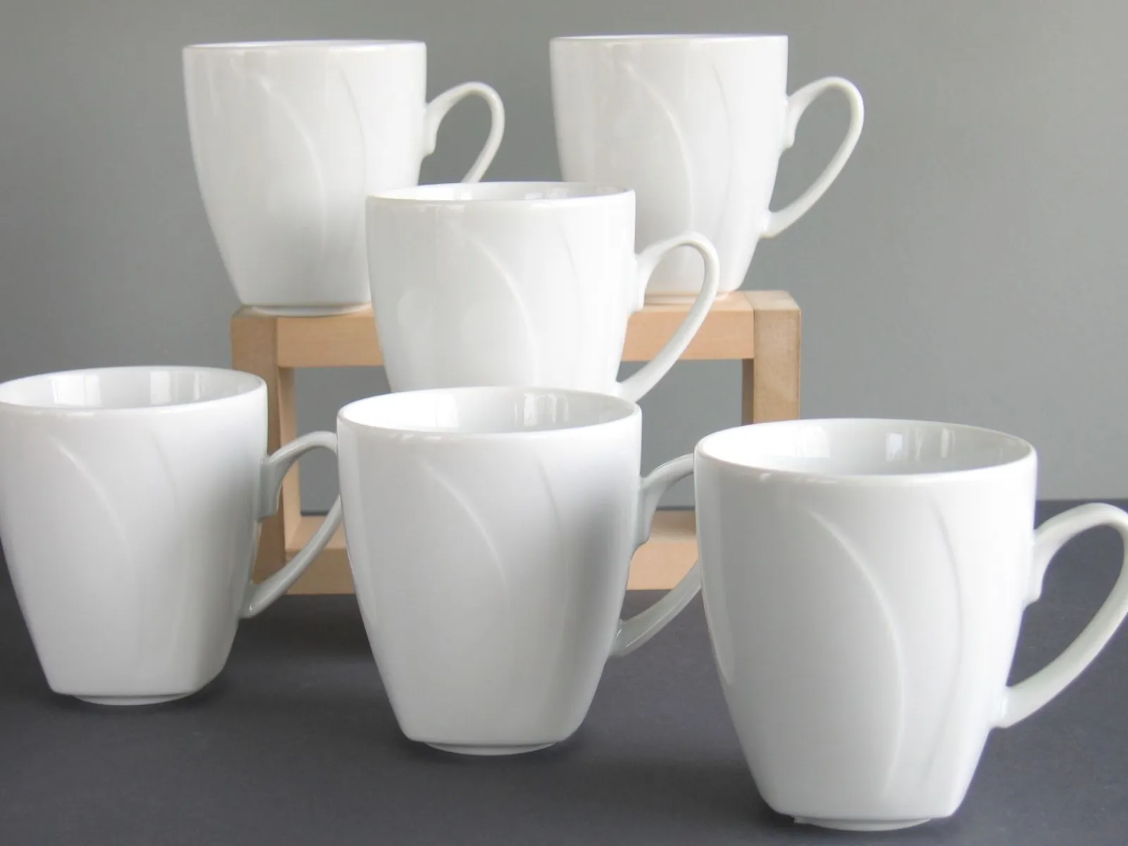 Creatable Becher & Tassen|Geschirrset|Celebration - Kaffeebecher 6-tlg - Weiss