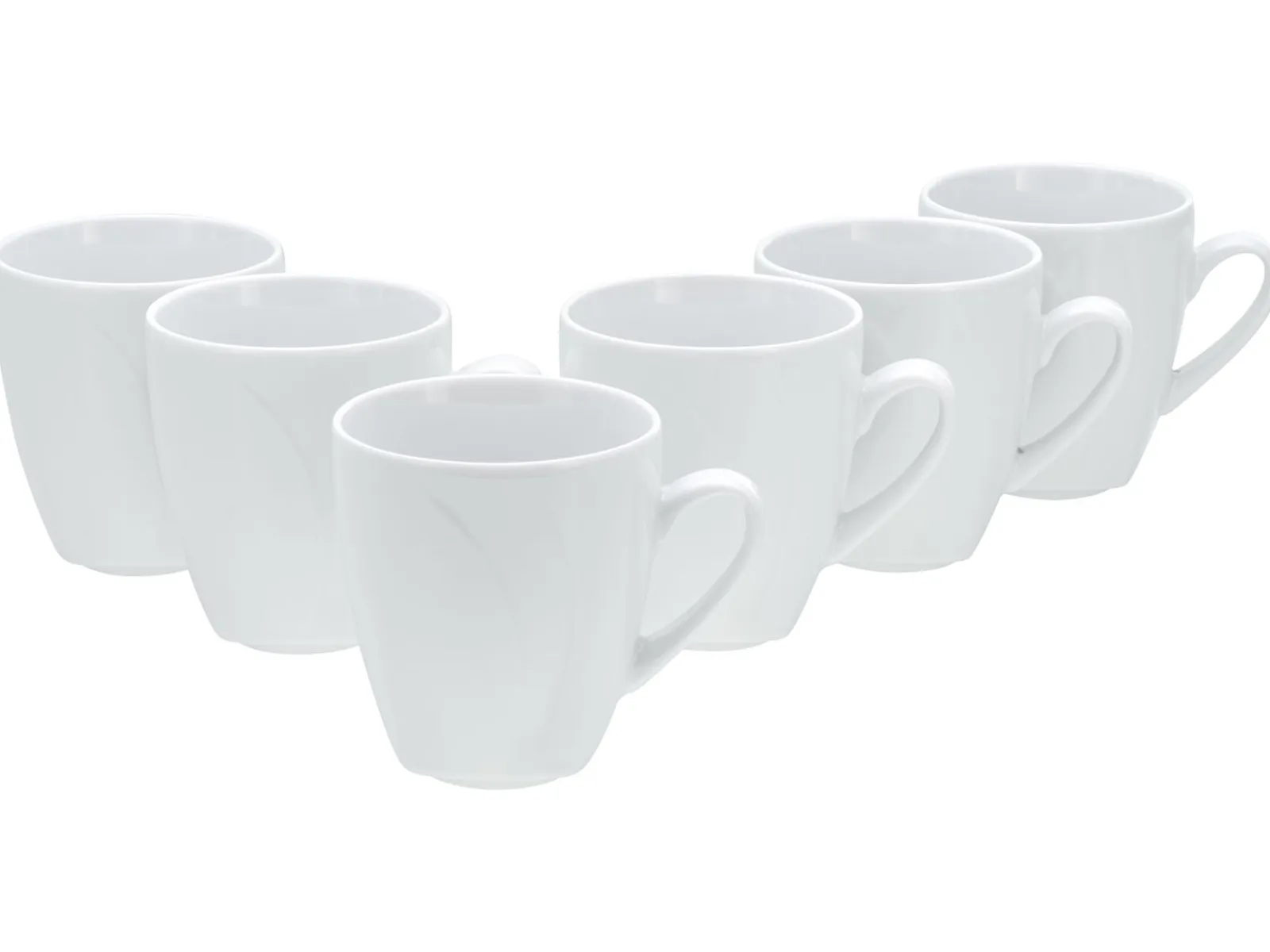 Creatable Becher & Tassen|Geschirrset|Celebration - Kaffeebecher 6-tlg - Weiss