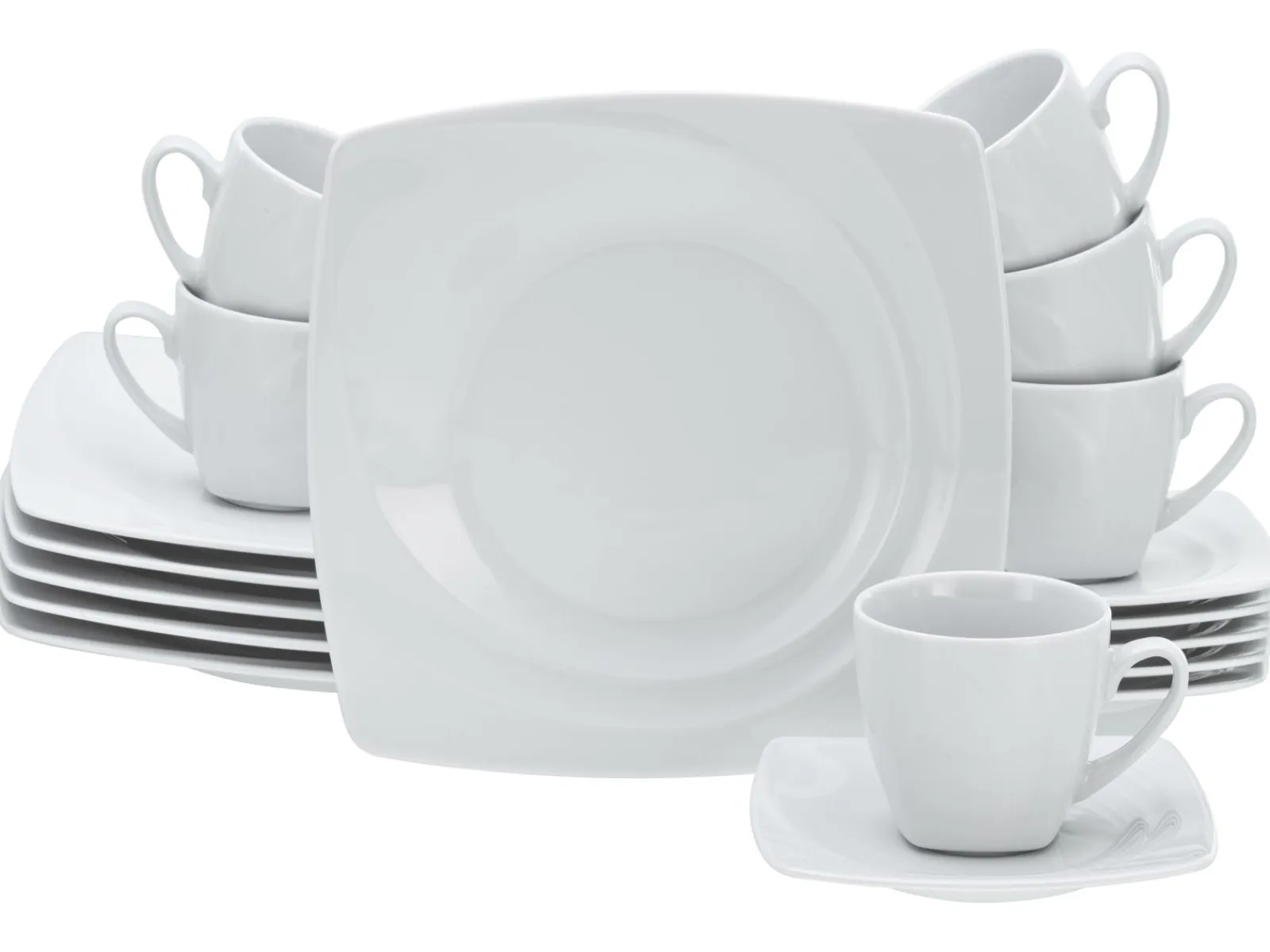 Creatable Geschirrset|Celebration - Kaffeeservice 18-tlg - Weiss