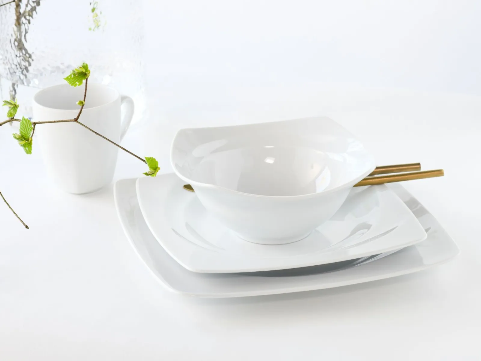 Creatable Geschirrset|Celebration - Kombiservice 16-tlg - Weiss