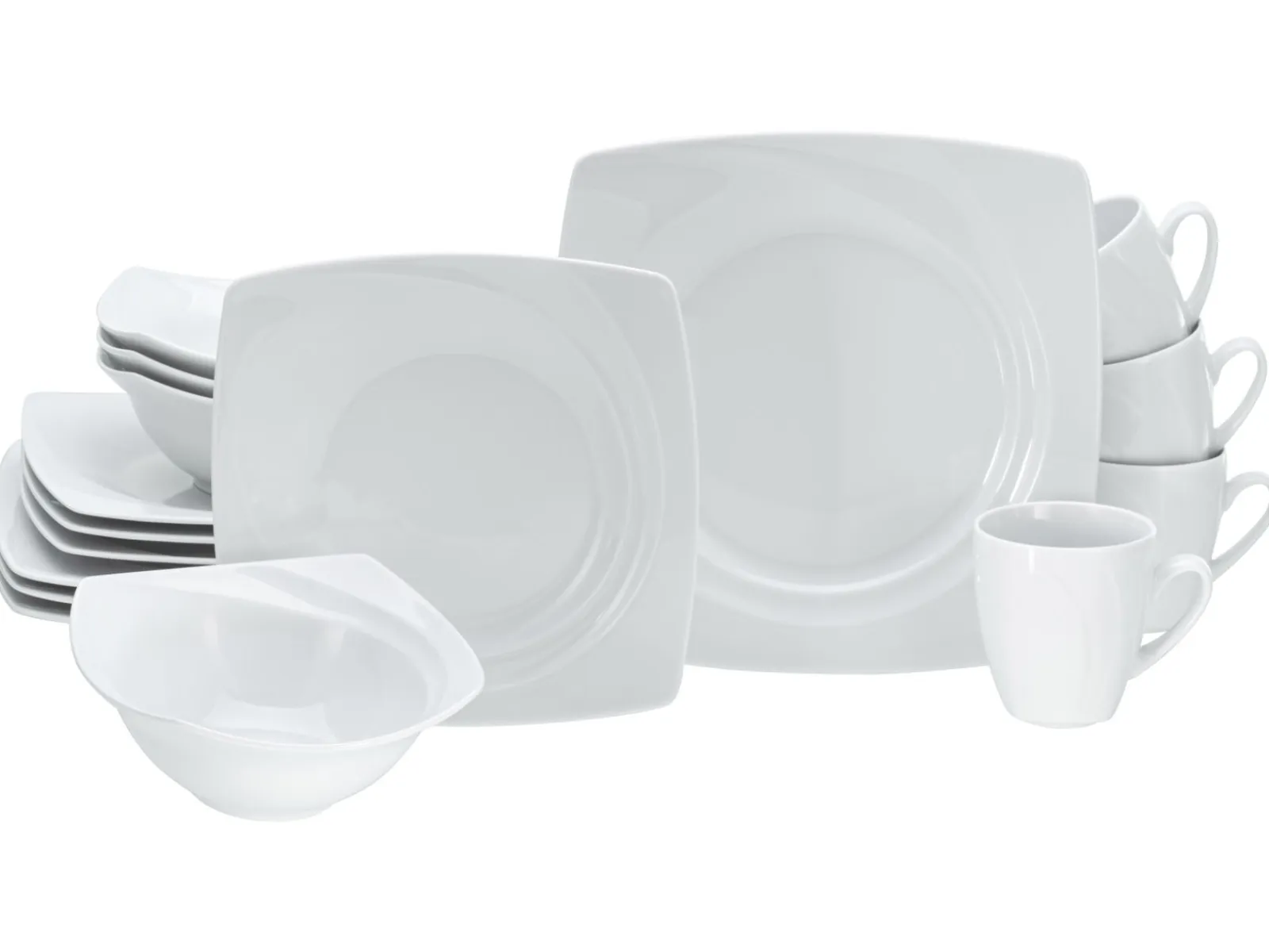 Creatable Geschirrset|Celebration - Kombiservice 16-tlg - Weiss