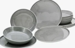 Creatable Geschirrset|Chef Collection - Tafelservice 12-tlg - Grau