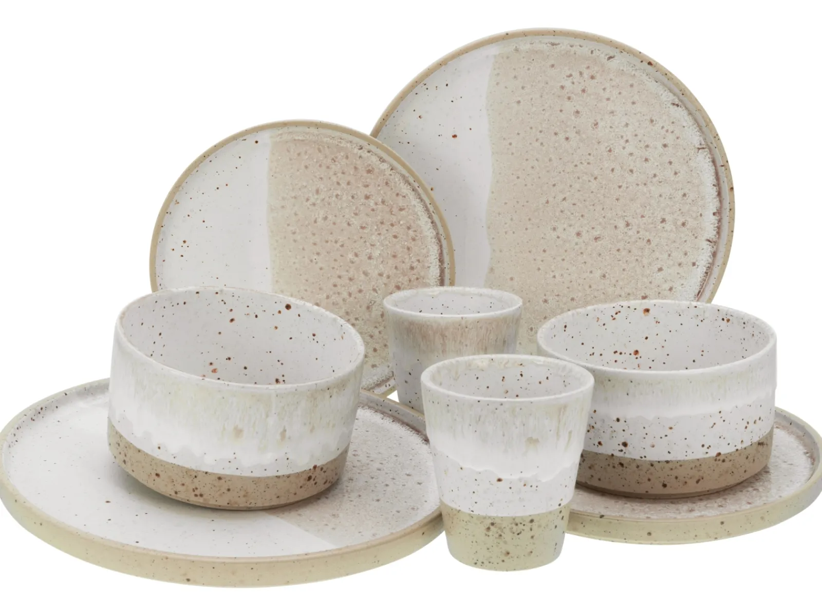Creatable Geschirrset|Cosmos White Pepper - Kombiservice 8-tlg - White Pepper
