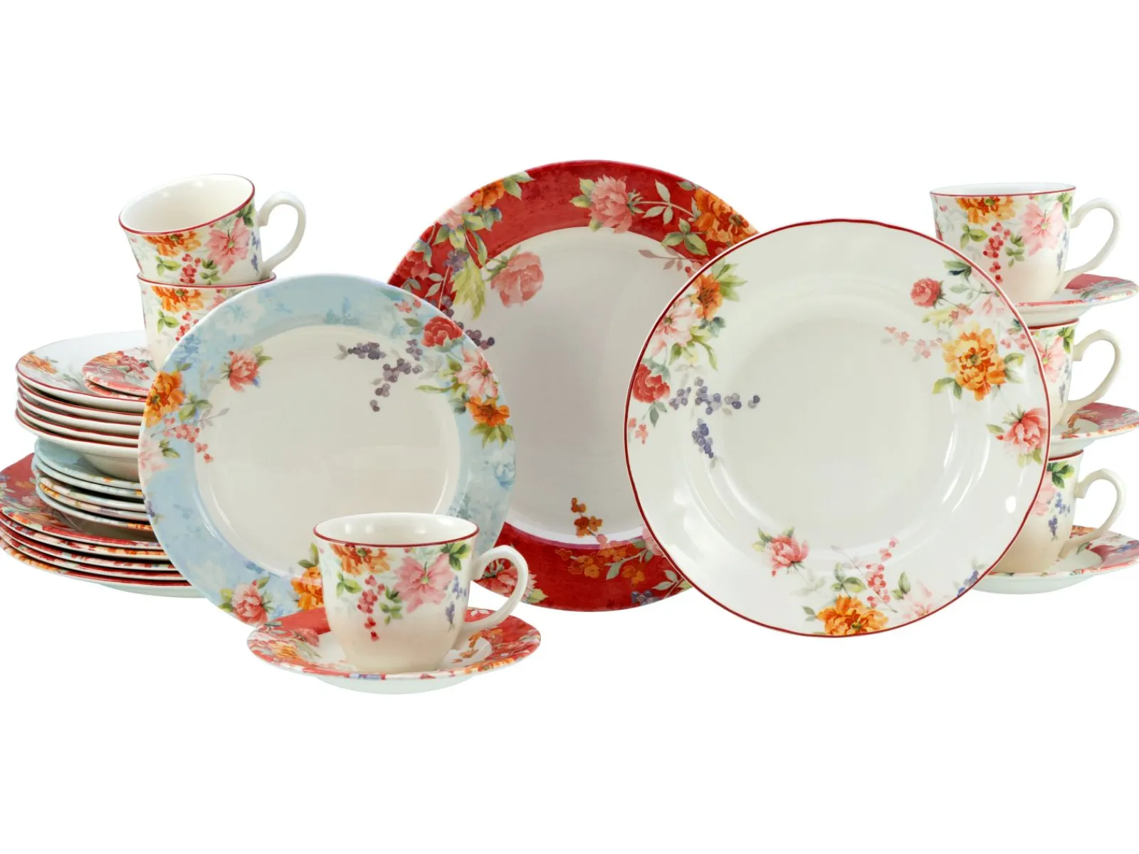 Creatable Geschirrset|Crimson - Kombiservice 30-tlg - creme