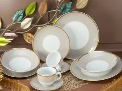 Creatable Geschirrset|Festive - Kombiservice 10-tlg - creme