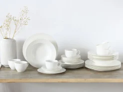 Creatable Geschirrset|Fleur Royal - Kombiservice - Creme weiss