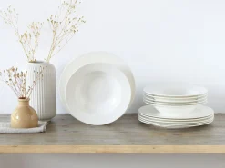 Creatable Geschirrset|Fleur Royal - Tafelservice - Creme weiss