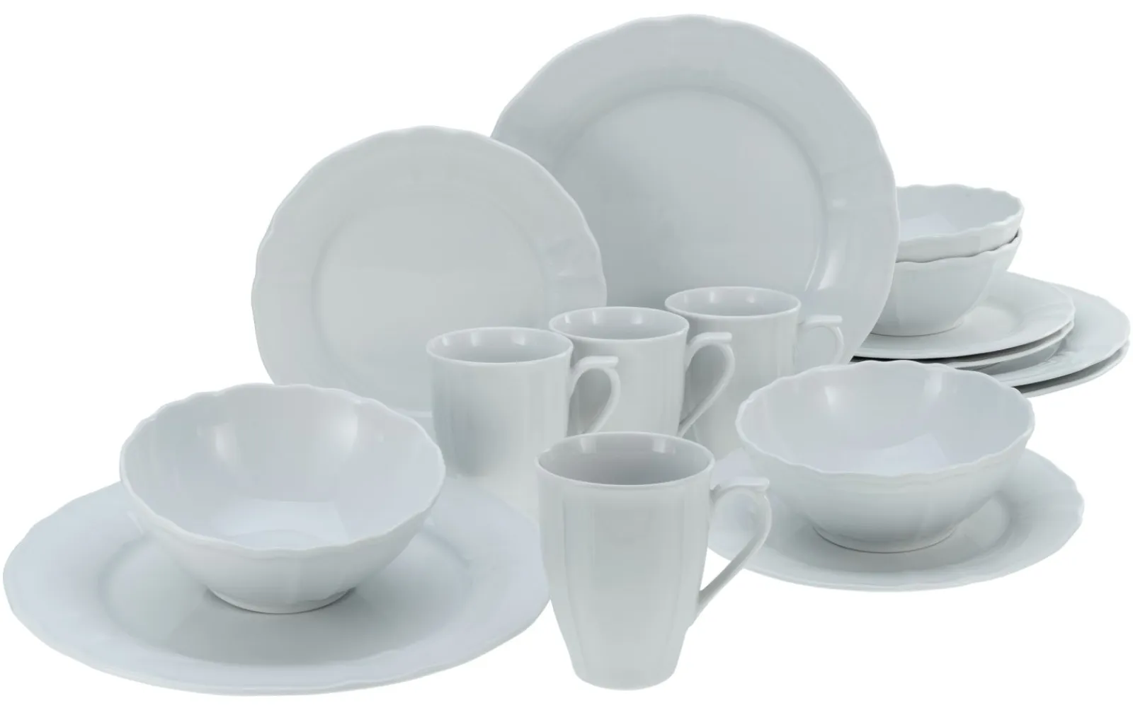 Creatable Geschirrset|Flora - Kombiservice 16-tlg - Orchard