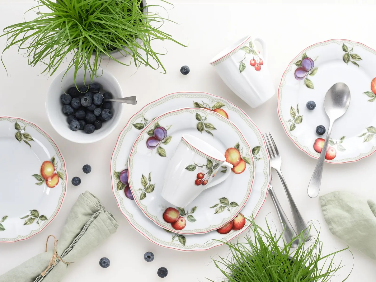 Creatable Geschirrset|Flora - Kombiservice 16-tlg - Orchard