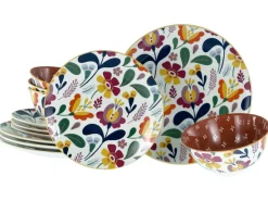 Creatable Geschirrset|Folklore - Tellerset 12-tlg - Blau