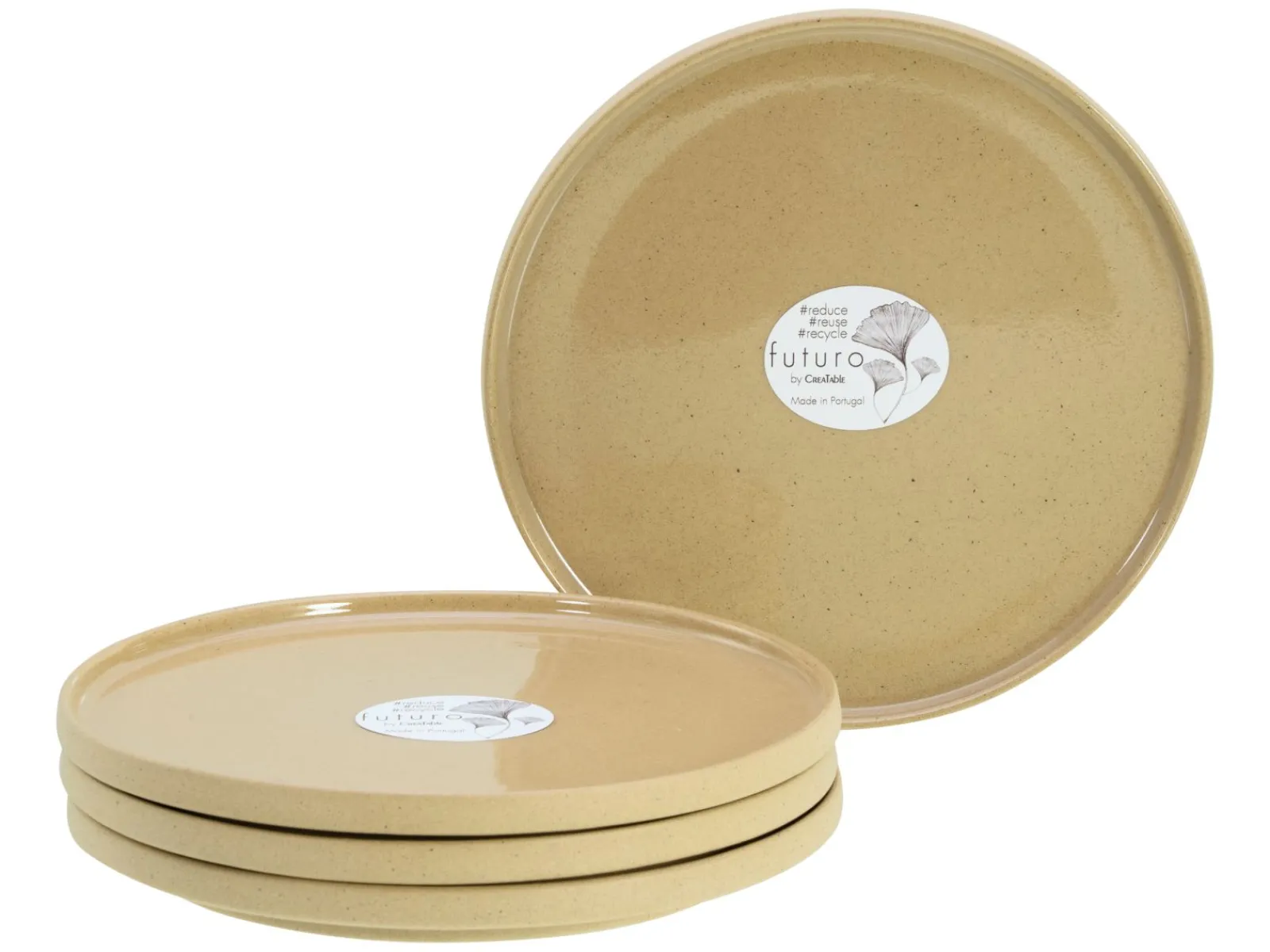 Creatable Geschirrset|Teller|Futuro - Dessertteller 4-tlg - Sand