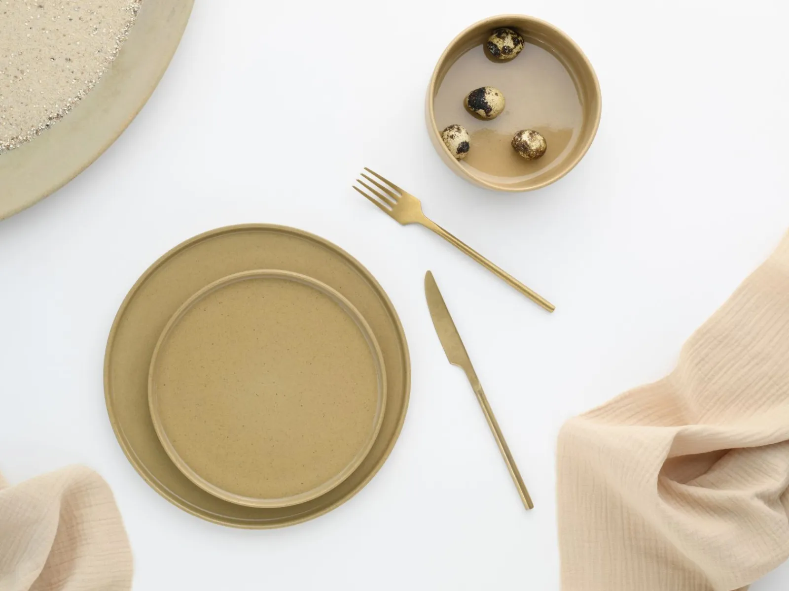 Creatable Bowls & Schüsseln|Geschirrset|Futuro - Mehrzweckschale 4-tlg - Sand