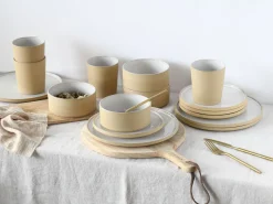 Creatable Geschirrset|Teller|Futuro - Speiseteller 4-tlg - Sand