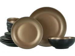 Creatable Geschirrset|Teller|Glamour - Tellerset 12-tlg - gold
