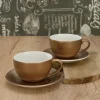 Creatable Geschirrset|Golden Days - Cappuccinoset 4-tlg - Weiss