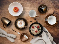 Creatable Geschirrset|Golden Days - Cappuccinoset 12-tlg - Weiss