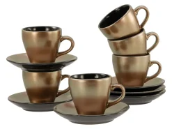 Creatable Geschirrset|Golden Days - Espressoset 12-tlg - Weiss