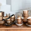 Creatable Becher & Tassen|Geschirrset|Golden Days - Kaffeebecher 6-tlg - Weiss