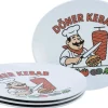 Creatable Geschirrset|Teller|Gourmet - Kebabteller 4-tlg - Weiss