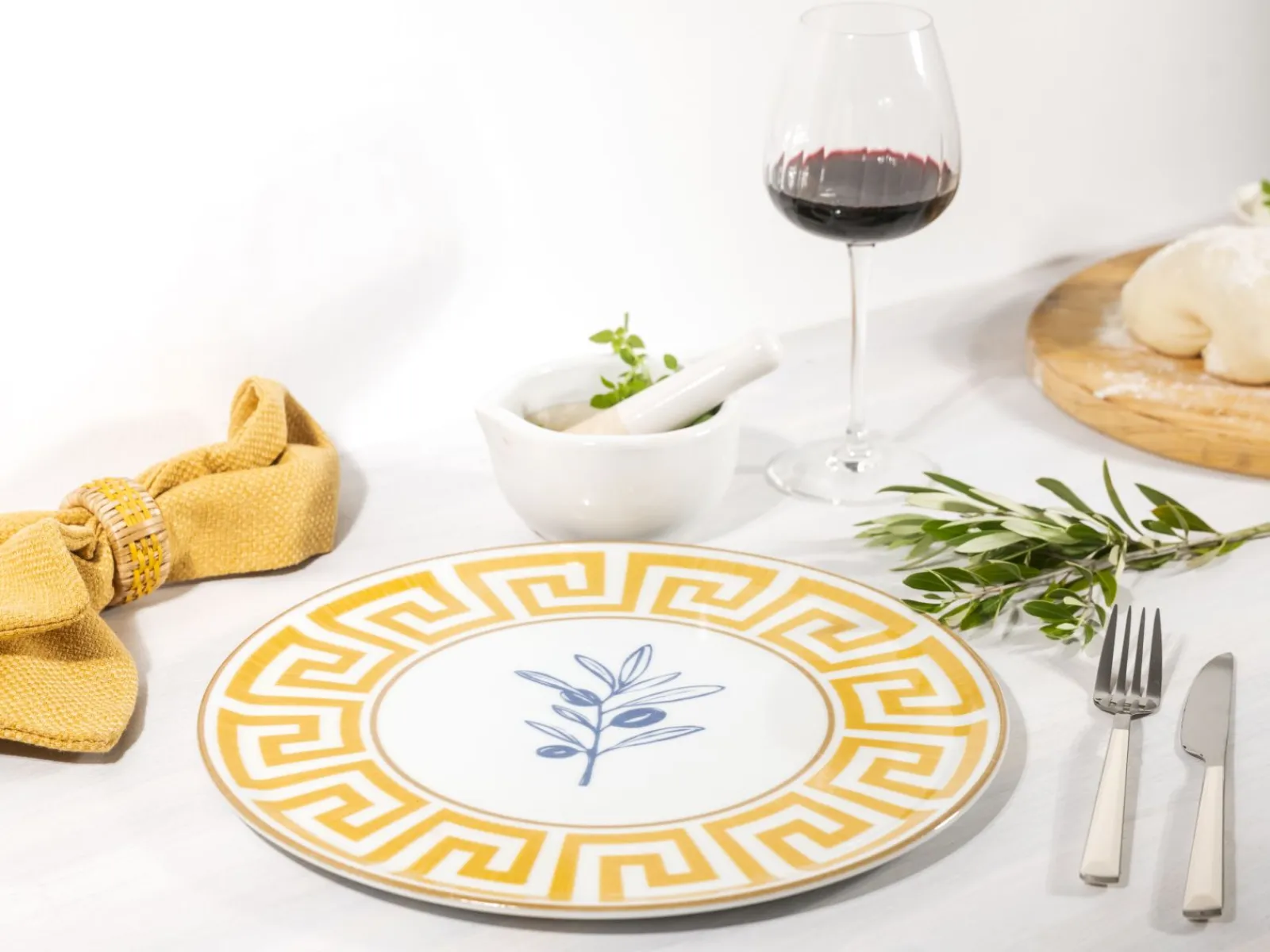 Creatable Pizza & Pasta|Geschirrset|Gourmet - Pizzateller 4-tlg - Weiss